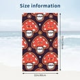 thumbnail image 4 of Mushrooms Large Beach Towel - Plush Thick Cotton Pool Towel, Adult Beach Towels, 4 of 16
