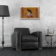 thumbnail image 4 of Epic Art 'Black Bird On Bronzed Flower 10' by Maria Pietri, Acrylic Glass Wall Art, 24"x16", 4 of 8