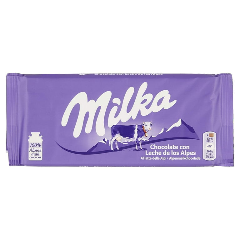 Milka Assorted Chocolate Milk Bars, 10 Pack, 3.5 Oz Each
