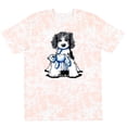 thumbnail image 3 of Inktastic B/w Parti Doodle Dog T-Shirt, 3 of 5