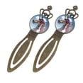 thumbnail image 2 of Cartoons Vintage Copper Crown-Shaped Bookmarks - Stainless Steel Reading Accessories for Book Lovers - Set of 2 Bookmarks, 2 of 5