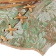 thumbnail image 4 of Grebrafan Vintage Brocade Bustier Corset with Strap Plus Size Green M, 4 of 5