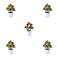 thumbnail image 3 of Guardoinrt Choose Favorite Colors Fake Potted Plants Designed For Any Room Artificial Plant apples 5Set, 3 of 6
