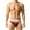 White, variant on Men's Swimming Trunks Briefs Low Waist With Removable Pad Swimwear Elastic Beach Shorts Boxers Underwear Pink