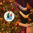 thumbnail image 5 of Lilgiuy Personalized Home Ornament Family of 3 Christmas Tree Ornament Christmas Holiday Decoration Family Ornament Gift for The Year 2024, 3.94 Inches, 5 of 6