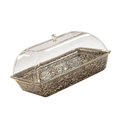 thumbnail image 1 of Bandeja refrigerada duradera, bandeja transparente para hielo, tabla para platos fríos decorativa Gris, 1 of 9