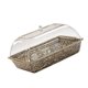 thumbnail image 1 of Bandeja refrigerada duradera, bandeja transparente para hielo, tabla para platos fríos decorativa Gris, 1 of 9