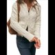 thumbnail image 3 of Cárdigan de Punto con Cuello Alto y Larga para Mujer, Moderno y Elegante, con Cremallera Frontal, Abrigo Extragrande para Otoño M, 3 of 6