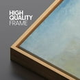 thumbnail image 4 of PixonSign Framed Canvas Print Wall Art Blue Pastel Watercolor Cloudy Sky Abstract Shapes Illustrations Modern Art Decorative Minimal Relax/Calm for Living Room, Bedroom, Office - 16"x24" Natural, 4 of 5