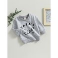 thumbnail image 3 of Bagilaanoe Toddler Baby Girl Casual Sweatshirt Long Sleeve Letter Print Pullover 6M 12M 18M 24M 3T Kids Fall Loose Tee Tops, 3 of 8