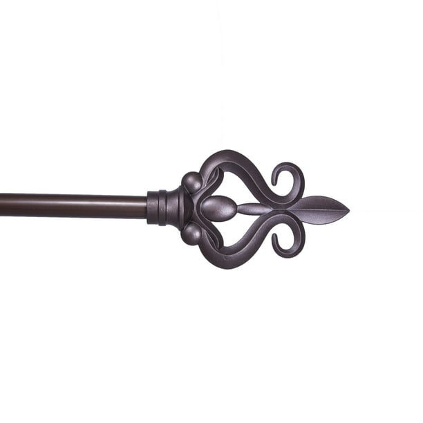 Mainstays 28 48 In Sloan Adjule Curtain Rod 5 8 Diameter 28 48 In Sloan Adjule Curtain Rod