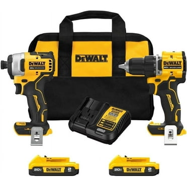 DEWALT 404W, 20V, Brushless Cordless Power Tool Set 2Ah, 2 Pack