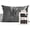Charcoal, variant on Kitsch Satin Pillowcase, Modern, Standard, 1 Count