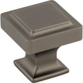 thumbnail image 6 of Top Knobs Square Cabinet Knob 1-1/4" TK702BLK, 6 of 7