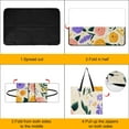 thumbnail image 4 of Pretty Floral Seamless Pattern Design Outdoor Picnic Blanket, Foldable Waterproof Beach Mat, Portable Beach Blanket for Beach Camping, Hiking, Family Concerts, 4 of 8
