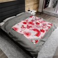 thumbnail image 5 of Hfolob Valentines Day Gifts Heart Shaped Blanket Winter Flannel Blanket Valentine's Day Cute Style Suitable For Bed Sofa Travel Camping Home Decor, 5 of 6