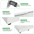 thumbnail image 4 of Expandable (13''-19'') Kitchen Pull Out Cabinet Organizer, Pull Out Drawers Bathroom Drawer Organizer Upgraded 3 Slide Rails, 21" Deep Slide Out Drawers for Kitchen, Bathroom, Under Sink Storage, 4 of 7