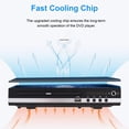 thumbnail image 3 of HD-229 Home DVD Player DVD CD Disc Player Digital Multimedia Player U Disk Playback HD AV Output with Remote Control, 3 of 4