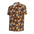 thumbnail image 3 of Daiia Skulls Pattern Men’s Polo Shirts,Solid Deck Shirt,Classic Fit, Breathable Cotton Polo for Casual and Sport Wear-3X-Large, 3 of 9
