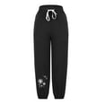 thumbnail image 4 of VEKDONE Womens Linen Long Pants Black L, 4 of 6