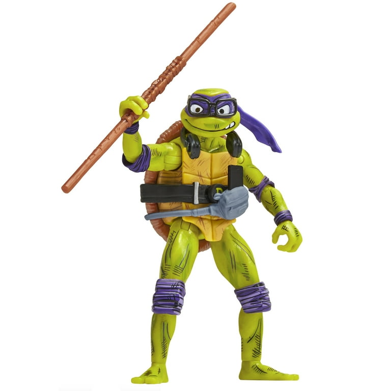 Teenage Mutant Ninja Turtles Mutant Mayhem 4.5” Donatello Collector Con  Action Figure by Playmates Toys 