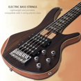 thumbnail image 4 of Bass Strings, Nickel Alloy Portable 5-String Bass Strings, Steel For Bass Beginner Electric Bass, 4 of 8
