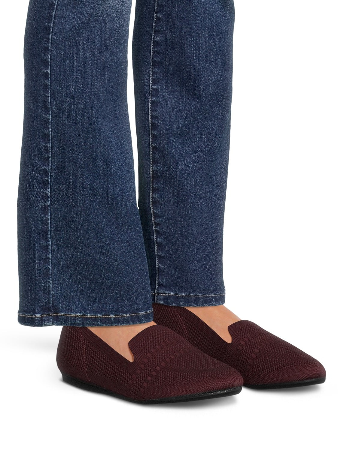 Time and Tru Women's Knit Loafers
