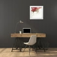 thumbnail image 3 of PI Studio  15x15 White Modern Wood Framed Museum Art Print Titled - Crimson Lust III, 3 of 4