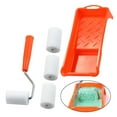 thumbnail image 4 of 1set Paint Roller Set 2inch Mini Foam Paint Roller With Handle And Trays High Density Foam Roller Roller Painting Decorating Kit, 4 of 8