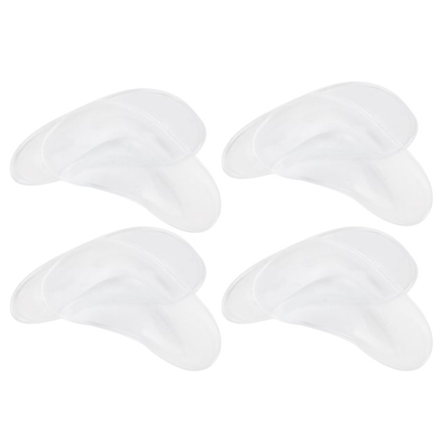 Plantillas de soporte de arco de pie plano, plantilla de soporte de arco de pie de silicona transparente Cojín para el cuidado de los pies Almohadilla ortopédica de gel de corrección