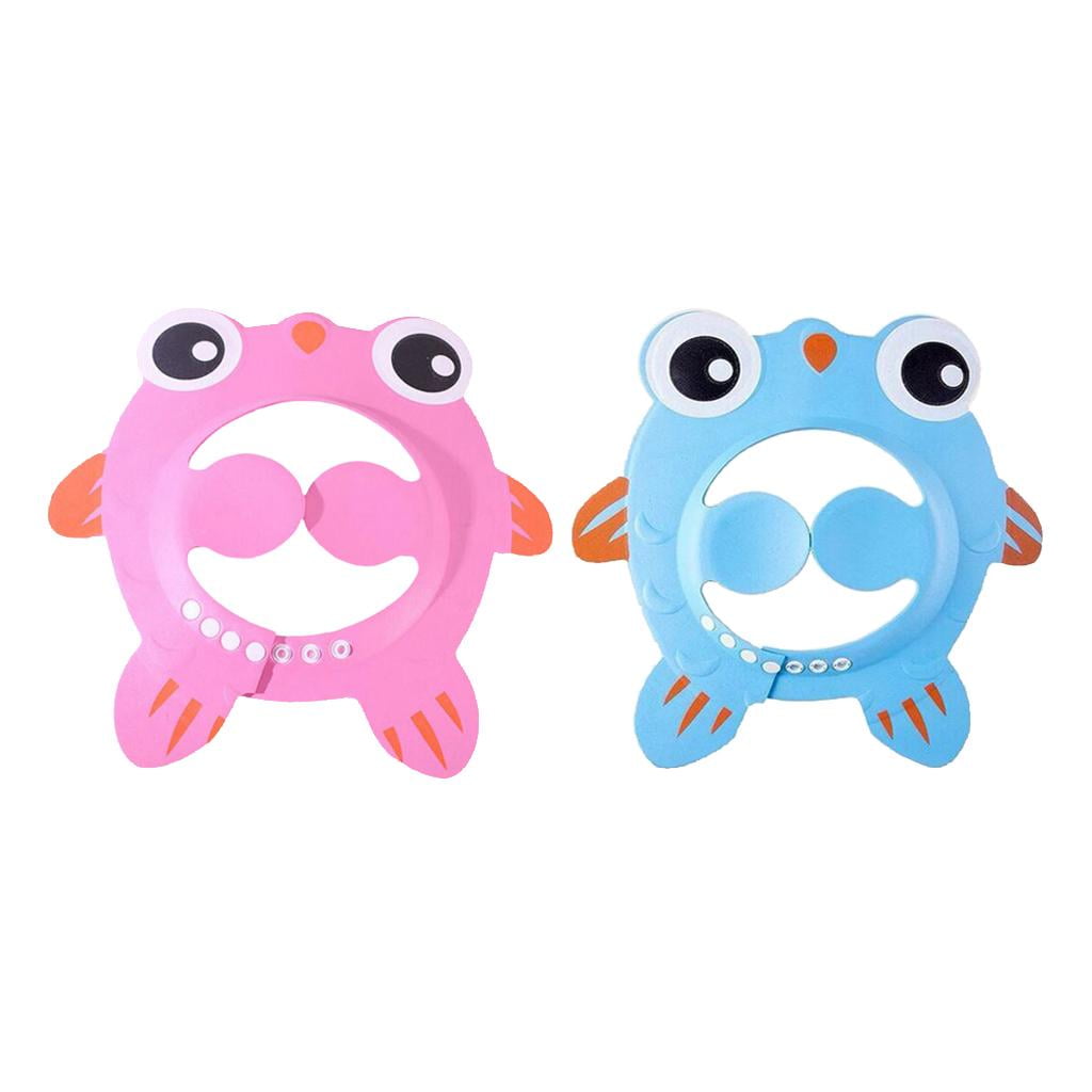 2PCS Waterproof Baby Bath Protect Hat for Kids Children Accessories