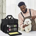 thumbnail image 5 of Pet Grooming Bag with Multiple Pockets, Sturdy Base & Travel-Friendly Design, 5 of 5