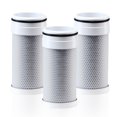 thumbnail image 1 of VEVOR Faucet Filter Replacement, 3-Pack Water-Filter Cartridge, 5-Layer High-Efficiency Filtration, 3-Month Value and 317 Gal Lifespan / Filter, Compatible with Models 8807 & 8811 Filtration System, 1 of 9