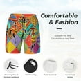 thumbnail image 5 of Daiia Dancing African Womans Mens Swim Trunks Swim Shorts Quick Dry Swim Shorts with Mesh Lining Pockets-Large, 5 of 9