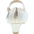 thumbnail image 4 of Link Girls Kids Dana-53K Rhinestone Heel Platform Dress Pumps, 4 of 7