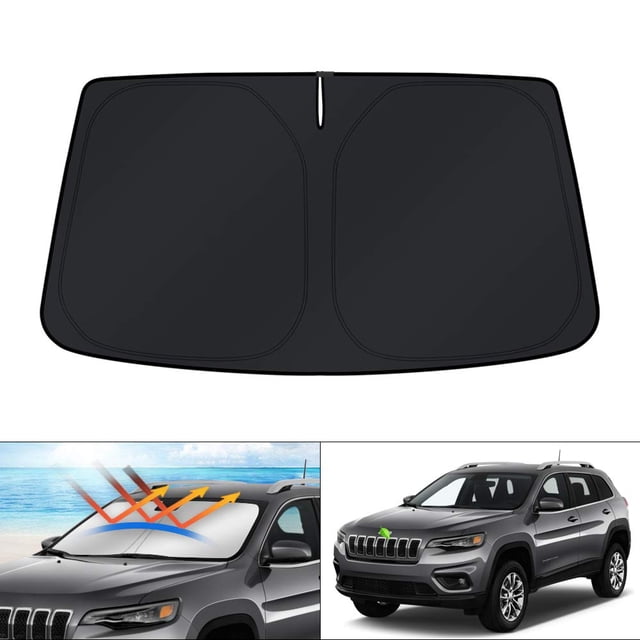Protector Solar para Parabrisas KUST para Jeep Cherokee SUV 2014-2023