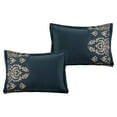 thumbnail image 5 of HGmart 7 Piece Comforter Sets, Queen with Shams, Bed Skirt, Square Cushion, Breakfast Pillow, 5 of 5