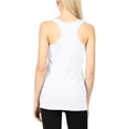 thumbnail image 5 of KOGMO Womens Basic Stretchy Cotton Spandex Racerback Tank Top 3-Pack (S-XL), 5 of 5