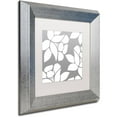 thumbnail image 2 of Trademark Fine Art "Calyx Floral" Canvas Art by Color Bakery White Matte, Silver Frame, 2 of 4