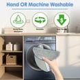 thumbnail image 4 of Microfiber Mopping Pads Compatible with iRobot Roomba 104, 105 Combo, Y0140, Y0110, Q0110, Q0120, Q0520, Washable, 6 Pack, 4 of 5