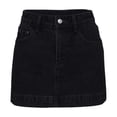 thumbnail image 7 of Generic Women Summer Work Denim Skort Skirt Stretchy Mid Waist Y2K Sexy Mini Skirts Dressy Casual Jean Skorts, 7 of 7