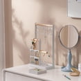 thumbnail image 2 of Organizador de Joyas ProCase Soporte para Collares de 4 Niveles Blanco 20x10x34 cm, 2 of 8