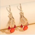 thumbnail image 5 of Namzi Retro New Unique Design Style Dangle Drop Earrings for Women Ethnic Bohemian Vintage Jewelry (Gold), 5 of 5