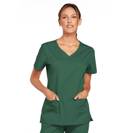 

Cherokee Workwear Core Stretch Women s Scrubs Top V-Neck 4727
