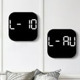 thumbnail image 4 of Youkk LED Wall Clock Unique Style Remote Control Digital Date Multiple Functions Electronic Table Clock Red, 4 of 6