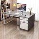 thumbnail image 3 of Study Drawers Office Desk Vanity Standing Bedroom Bookshelf Computer Desks Writing Storage Escritorios De Ordenador Furniture My Lux Decor Round, 3 of 27