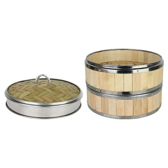 Steamer Basket Food Stainless Steel Bamboo