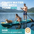 thumbnail image 6 of SOLAVERO 10'6" Inflatable Stand Up Paddle Board, Ultra-Light SUP Board with Accessories, Anti-Slip EVA Deck for Adults, 6 of 8