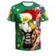 thumbnail image 1 of (15 estilos) Ropa unisex Nueva moda Navidad Impresión digital Adolescente Camiseta de manga corta Hombres/Mujeres Casual Tallas grandes Top, 1 of 4