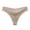 Khaki, variant on Seamless Women Underwear Thongs No Show Workout Thong Invisible Breathable Comfortable No Seam Soft Low Rise Cut Athletic Undies for Sports Gym Running Exercise Work Black XL